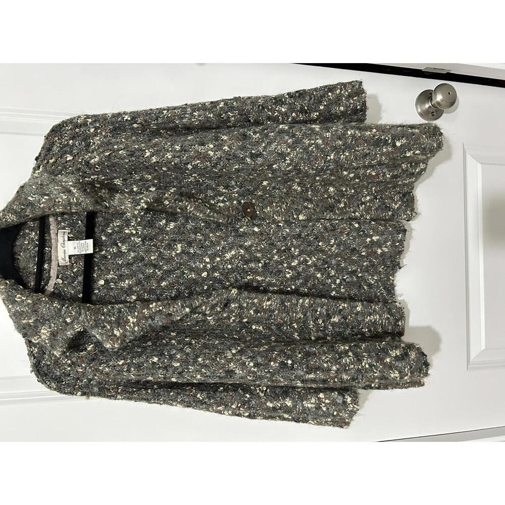 Cozy Marisa Christina Women's Knit Jacket XL Wool Fall Grandma button sweater